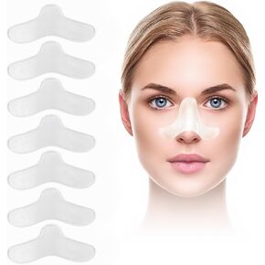 8 Pack Nasal Pads for CPAP Mask, CPAP Gel Nose Pads, Nose Protector for Mask, Nasal Gel Pads for CPAP Mask, Custom Design, Can Be Trimmed to Size Fit for Most Masks