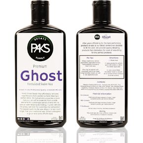 Paks Ghost Synthetic Sealant Auto Wax, Professional Grade Wax for Car, Long Lasting UV Protection Car Sealant Wax, 16-oz Car Paint Sealant, Finnish Enhancer Car Wax Sealant