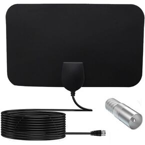 TV Antennas, HD Digital Antenna for Smart TV Indoor - Long Range 100 Miles, 360°Signal Reception - Digital TV Antenna Indoor Support 4K 1080p for All Type of HDTV Digital TV's
