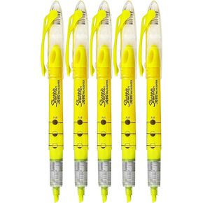 Sharpie Accent Liquid Pen Style Highlighters HILIGHTER,LQD ACCENT,FYW (Pack of5) (1)