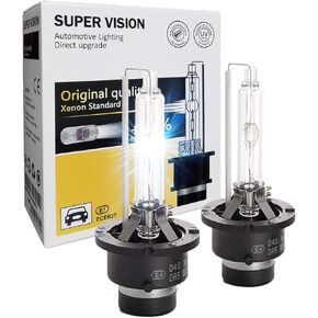 SOCAL-LED LIGHTING 2x D4S D4R HID Bulbs 35W AC OEM Xenon Headlight Direct Replacement Lamp 6000K Crystal White