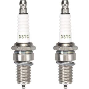 uxcell D8TC Spark Plug for 125cc 150cc 200cc 250cc Chinese ATV Dirt Bike Go Kart Moped Scooter, 2pcs