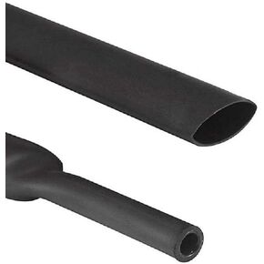 أنبوب الانكماش الحراري، سلك كابل YIOVVOM مزدوج الجدار 3: 1 مبطن بالحرارة وقابل للانكماش بالحرارة أسود 4 أقدام / 1.22 متر (قطر 1-1/4 بوصة (30 مم)) in Kuwait