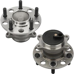 BRTEC 512332 Pair Rear Left/Right Wheel Hub Bearing Assembly for Dodge 2008-2014 Avenger/07-12 Caliber, for Jeep 07-16 Compass/07-17 Patriot, for Chrysler 11-14 200 W/ABS 2PCS