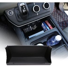 YIWANG For Land Rover Defender 110 2020 2021 Car Styling ABS Black Car Central Storage Box Phone Box Car Accessories