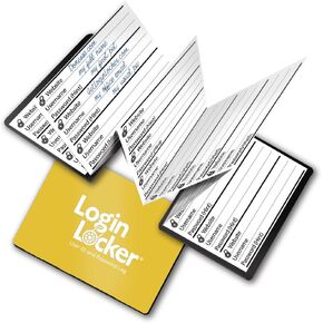 Password Organizer—Yellow