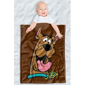 LOGOVISION Scooby Doo Lightweight Baby Blanket, 30"X40", Scooby Happy Unisex for Infants Girls & Boys