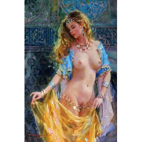 DIY Oil Painting Newsight Paintworks Paint by Number for Adults (Sexy Nude Art)