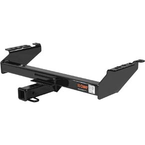 CURT 14001 Class 4 Trailer Hitch, 2-Inch Receiver, Drilling Required, Fits Select Dodge D-Series, Ram, Ford F-Series, Black,