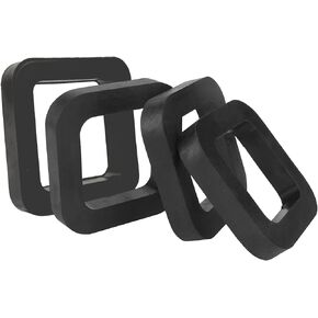 2 Inch Hitch Receiver Silencer Pad 4 Pack for Adjustable Drop Hitch, Reduce Rattle and Eliminate Noise Provide Cushion Between Receivers and Tow Hitches