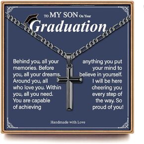 2024 Graduation Gifts for Him, Class of 2024 Gifts Graduation Necklace Jewelry Congratulations Graduate 2024 Gifts Senior College High School Graduation Gifts for Men Son