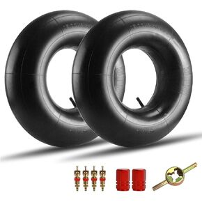 18x8.50/9.50-8 Heavy Duty Inner Tube with TR-13 Valve Stem for ATV Quad 4 Wheeler Go Kart Lawn Tractor Snow Blower Golf Cart Garden Trailer Heavy Duty Lawn Mower Turf and More