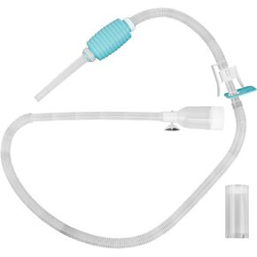 TERA PUMP - Fish Tank Cleaner, Compatible to Clean Gravel, Sand and Aquariums. Long Nozzle Flow Controller to Change Water (BPA Free)