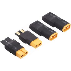 4pcs Compatible with TRX to XT60 Male Female RC Connector Adapter(E19-4)