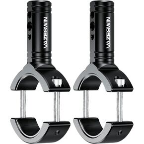 2PCS Aluminium Alloy Light Bar Mounts, Sturdy Fog Light Mount for Motorcycle ATV UTV, Horizontal & Vertical Adjustable Spotlight Mounting Bracket Tube Clamp Mount for 1.38"-2.44" Roll Cage