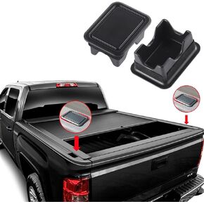 2 Pack Pickup Trucks BedRail Stake Pocket Covers, Stake Pocket Covers Compatible with Dodge Ram 1500 2019-2023 Rear Truck Bed Rail Stake Pocket Cover