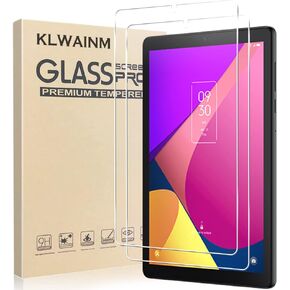 [عبوة من قطعتين] واقي شاشة من الزجاج المقسى للكمبيوتر اللوحي TCL TAB 8 LE 9137W/9132X 8.0 بوصة إصدار 2023 للكمبيوتر اللوحي مع طبقة حماية شفافة عالية الدقة خالية من الفقاعات 2.5D 9H مضادة للخدش