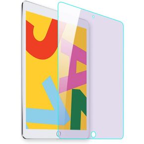 PERFECTSIGHT Anti Blue Light Screen Protector Compatible with iPad 7/8/9 gen (10.2 Inch, 7th/8th/9th Generation), HD Clear Eye Protection Blue Light Blcoking Tempered Glass, Anti Fingerprint [1 Pack]
