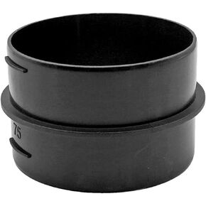 2.95'' 75mm OD Car Air Ducting Connector Straight Pipe Outlet Air Heater Duct Joiner Connector Pipe
