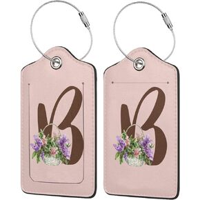 2 Pack Personalized Luggage Tag with Your Own Photo/Text for Suitcase, Custom Cute Luggage Tags with Picture, DIY Blank Travel Bag Name Tags with Full Privacy Cover