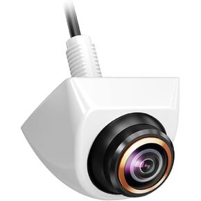 Back up Camera for Cars, Backup Camera,1080P HD Reverse Camera de reversa de auto/Front Camera for car Truck Rear view/170 Degrees Viewing Angle(White)