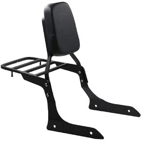 Motorcycle Passenger Sissy Bar Backrest + Luggage Rack For Yamaha Stryker 1300 XVS1300 2011-2017
