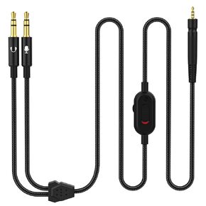 Game ONE Cable with Mute and Volume Control Compatible with SENNHEISER Game ONE, Game Zero, PC 373D, GSP 350, GSP 500, GSP 600, GSP 670, G4ME ONE, G4ME Zero Gaming Headset 6.5ft