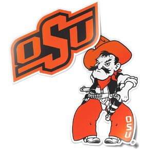 Desert Cactus Oklahoma State University OSU Cowboys Sticker Vinyl Decal Laptop Water Bottle Car Scrapbook (4 Inch Set V1)