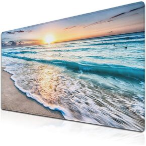 Large Mouse Mat Black Gaming Mousepad, Oversized Mouse Pads Long Desk Pad, Desktop Computer Pad Waterproof Non-Slip Rubber Base, 35.4 X 15.7 inch for Work/Game/Office/Home Science Formulas
