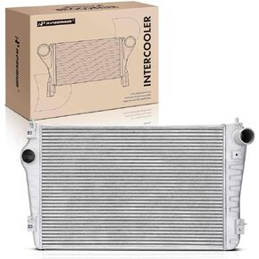 A-Premium Turbo Intercooler Compatible with Chevrolet Silverado 2500 HD, Silverado 3500 HD & GMC Sierra 2500 HD, Sierra 3500 HD, 2017-2019, 6.6L