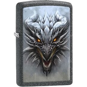 Zippo Lighter: Dragon Staring at You - Iron Stone 80857