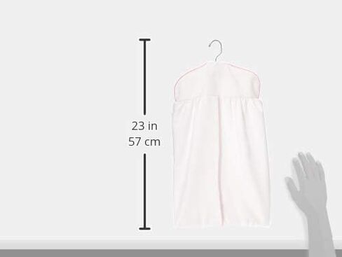 Baby Doll Bedding Drake Linen Look Diaper Stacker, Beige in Saudi Arabia