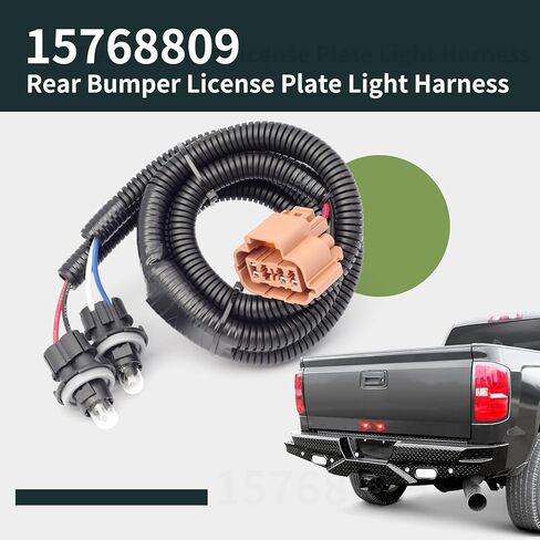 15768809‎ حزام إضاءة لوحة ترخيص المصد الخلفي متوافق مع Chevy Classic Silverado Classic Sierra 1999-2007، متوافق مع Chevy Avalanche 2002-2006 in Kuwait