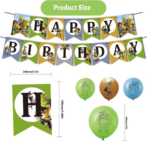 38 Pcs For Theme Birthday Party Decorations,Including 12 Cupcake Toppers,6 Hanging Swirls,18 Balloons,1 Happy Birthday Banner Kids Birthday Party Decorations in Saudi Arabia