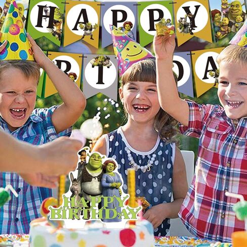 38 Pcs For Theme Birthday Party Decorations,Including 12 Cupcake Toppers,6 Hanging Swirls,18 Balloons,1 Happy Birthday Banner Kids Birthday Party Decorations in Saudi Arabia