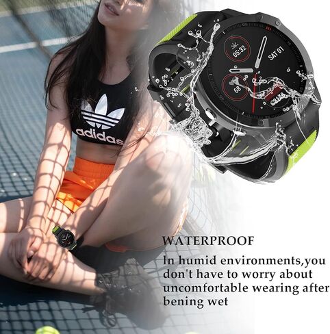 OVERSTEP متوافق مع سوار Fenix ​​5X، حزام رياضي سهل التركيب 26 مم من السيليكون لساعة Garmin Fenix ​​5X Plus/Fenix ​​6X/ Fenix ​​6X Pro/Fenix ​​7X/ Fenix ​​3 HR الذكية (رمادي) in Kuwait