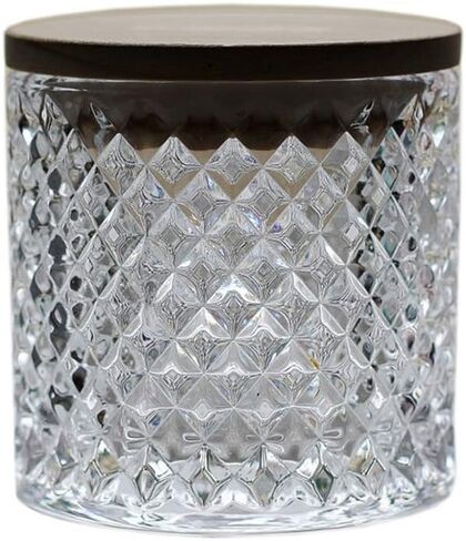 مرطبان تخزين زجاجي كريستالي ذو أوجه من سيزيكاتو مع غطاء محكم الغلق. in Kuwait