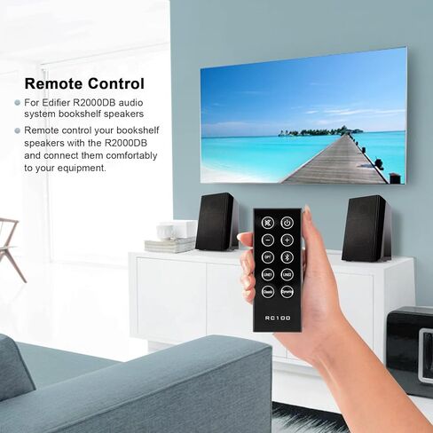 استبدال جهاز التحكم عن بعد RC10D لمكبرات الصوت على رف الكتب بنظام مكبرات الصوت Edifier R2000DB in Kuwait