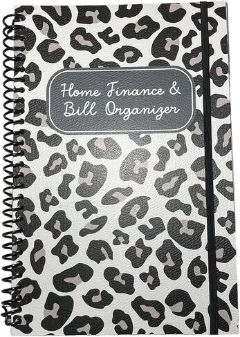 Stylish Monthly Bill Organizer with Pockets (Leopard Print) in Saudi Arabia