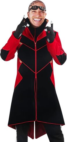 Dr. Eggman Cosplay Costume Adult Men Tuxedo Gloves Mustache Goggles Dr Egg Ivo Robotnik Overcoat Full Set Outfits (XL) in Saudi Arabia