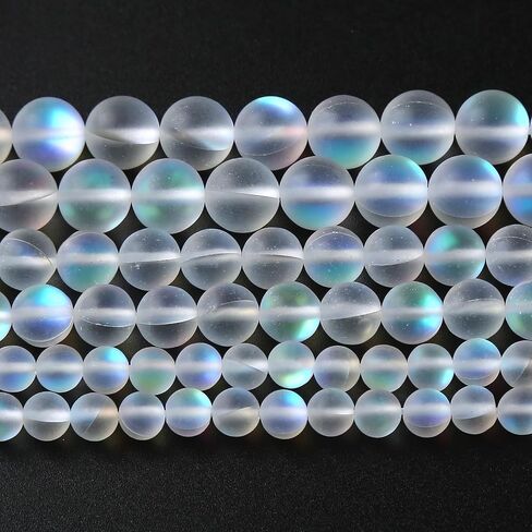 45PCS 8MM Natural Stone Colorful Selenite Gypsum Beads Round Loose Beads for Jewelry Making DIY Bracelet Necklace Accessories 15" Energy Healing Power Stone Beads in Saudi Arabia