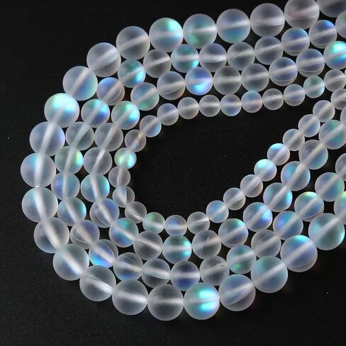 45PCS 8MM Natural Stone Colorful Selenite Gypsum Beads Round Loose Beads for Jewelry Making DIY Bracelet Necklace Accessories 15" Energy Healing Power Stone Beads in Saudi Arabia