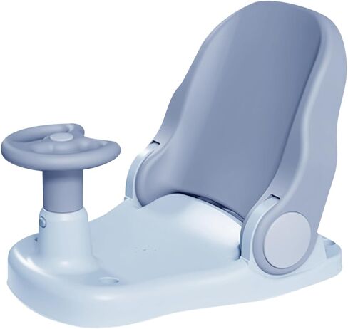 مقعد حمام للأطفال من AMAWMW للجنسين للأطفال من عمر 9 أشهر فما فوق، مقعد استحمام قابل للطي للأطفال الرضع والبنات والأولاد قابل للتعديل في حوض الاستحمام، مقعد حمام صيفي محايد للجنسين، مقعد حمام أخضر للأطفال الصغار in Kuwait