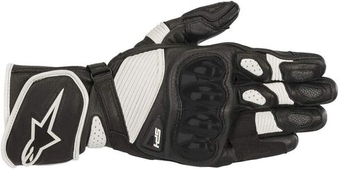 Alpinestars Men's SP-1 V2 Leather Motorcycle Gloves, Black, Small in Saudi Arabia
