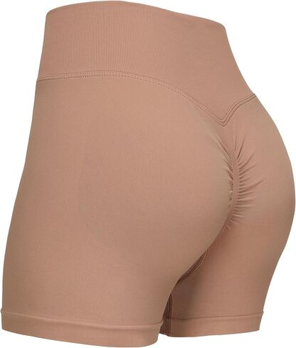 Workout Shorts for Women High Waist Biker Shorts Gym Scrunch Butt Yoga Shorts Tummy Control Leggings in Saudi Arabia