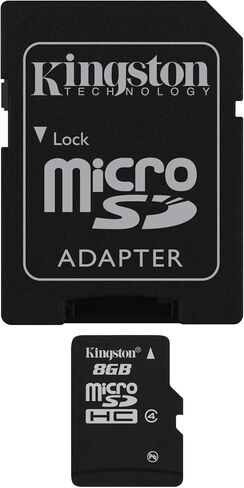 Kingston 8 GB microSDHC Class 4 Flash Memory Card SDC4/8GBET in Saudi Arabia