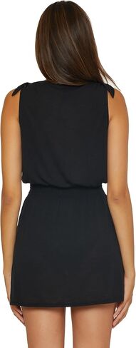 BECCA Breezy Basics V Dress, Plunge Neck, Beach Cover Ups for Women in Saudi Arabia