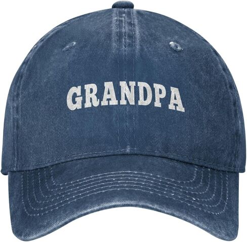 Grandpa Hat New Grandpa Gifts for Men Adjustable Vintage Washed Cotton Grandfather Baseball Cap Gift for Dad in Saudi Arabia