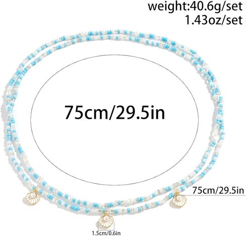 Waist Beads for Women African Waist Beads Chain Layered Belly Body Chain Colorful Beach Waist Jewelry 5 Pack Waist Jewelry Body Accessories for Women in Saudi Arabia