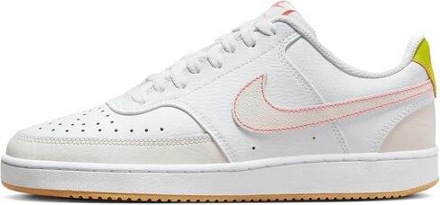 Nike WMNS Court Vision LO Adult FJ4569-100 (White/Phantom-HOT Pun), Size 7 in Saudi Arabia